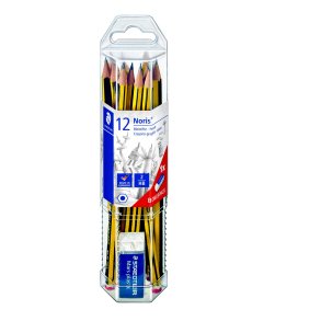 Blyanter 12stk. + viskelder